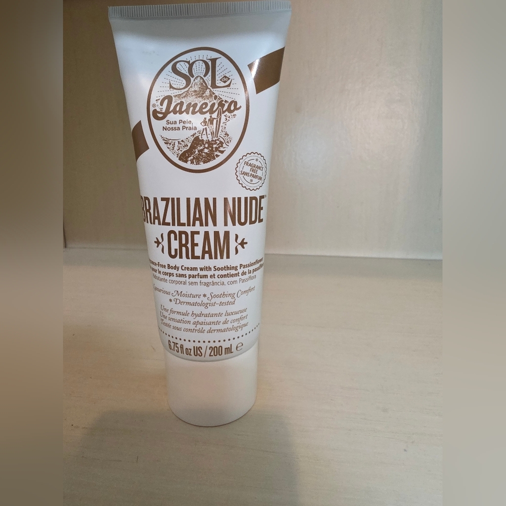 Sol de Janeiro White and Brown Brazilian Nude Cream Tube